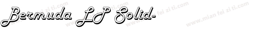 Bermuda LP Solid字体转换